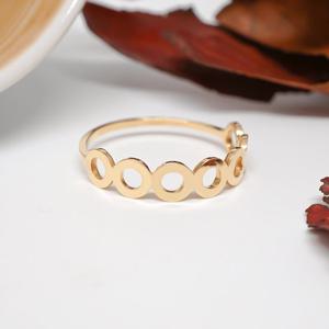 오팔하우스 14k 민자 서클 반지 OPDJR3786