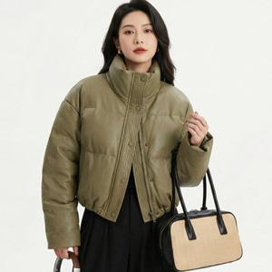 [빠른배송] KARRA (77까지)라이크레더볼륨패딩 (3컬러)