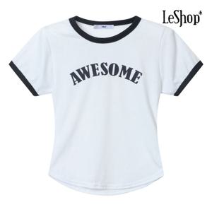 [르샵]어썸 라인 배색 반팔 티셔츠 (BP5TS044A)