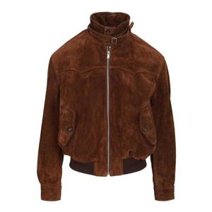 알렉산더 맥퀸 가죽 자켓 857770Q5AQ22023 Brown