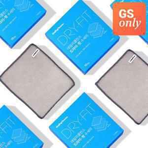 [GS단독] 데일리클린스 드라이핏 3D 수세미 10개입 (+고무장갑 증정)