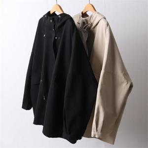 빅사이즈사랑해요 I158L202 하이넥포켓사파리점퍼 CH