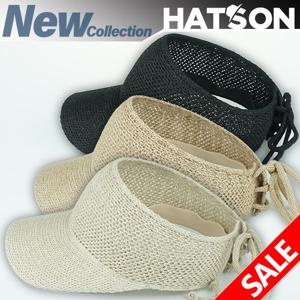 [햇츠온]HatsON 여성 여름 밀짚 챙 썬캡 캡 비치모자 H2-2101 AA
