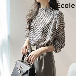 [에꼴드파리]잉카 프린트 블라우스_F28WBB010Z