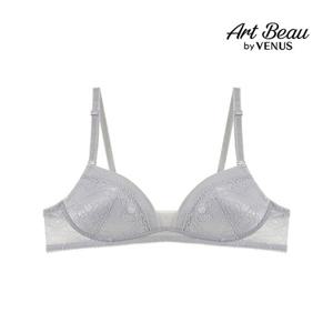 [비너스 아르보] 꽃무늬 레이스 노와이어 브라 BU(SKBRH321)