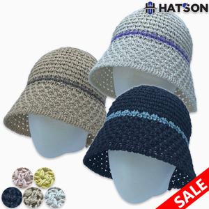 [햇츠온]여성 여름 데일리 페이퍼 밀짚 벙거지 버킷햇 H32-301