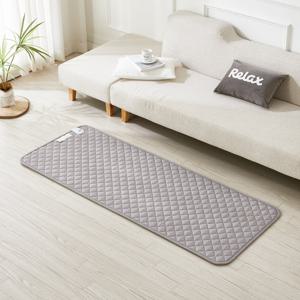 더안 EMF 2세대 인체감지 탄소매트 전기장판 그레이 미니싱글