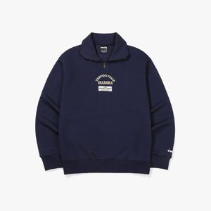 [디아도라 공식] 몬텔로 그래픽 카라 맨투맨 NAVY