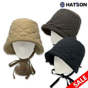 [햇츠온]여성 겨울 누빔 뽀글이 보닛햇 버킷햇 모자 H34-407