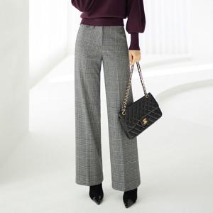 [루이스엔젤] 타탄체크 일자와이드 슬랙스 악마팬츠 vol.114