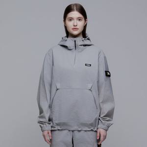 내셔널지오그래픽 N241UFT940 우븐 트레이닝 후디 아노락 STONE GREY