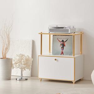 나무뜰 로아 골드 GH600X1 1단선반 거실장 콘솔 PKF134C (착불)