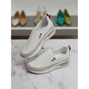 한슈 세이브존03 리얼가죽 펀칭 키높이 슬립온 단화 4cm SAVHS17479nt