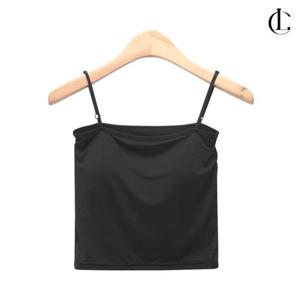 엘케이트 여성 끈나시 브라캡 내장 이너 사계절 캐미솔 LSMU011
