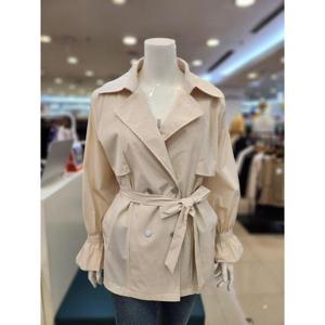 아니베F 세이브존03 아니베F허리셔링숏트렌치코트 JEKA28WBY720