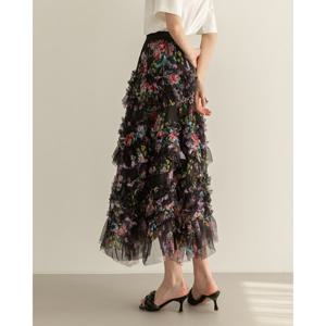 [르니앤맥코이(여성)]플라워밴딩롱스커트 MM05SK7707HJY