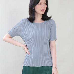 애비뉴투지 엄마옷 비바체 플리츠 여름 반팔 블라우스 B06445