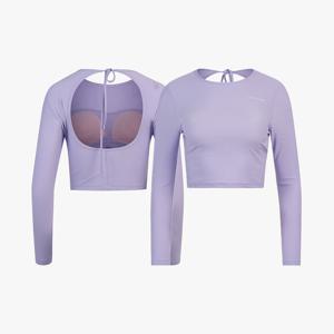 [스파이더] 여성 워터스포츠 크롭 집업 래쉬가드 SPJMCNRL371WLPL