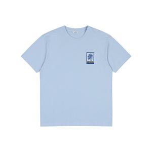 유니)야자수 아트웍 싱글 반팔 티셔츠 AO2WTS446-SB