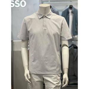 바쏘 세이브존01 S/S COOL 스트레치 카라넥 티셔츠 BSX2KT41AIV