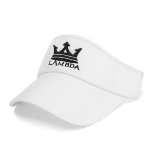 람다 3D 로고 골프 모자 3DLOGOV-WHI