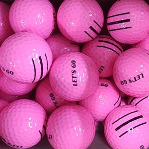 국내신규생산 필드용 칼라골프공 핑크 20알