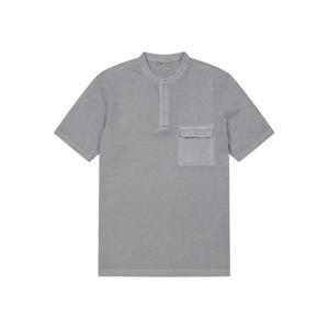 [페라로밀라노] (정가159000) 우븐 포켓 워싱 헨리넥 티셔츠 라이트 그레이 (A0C125232)