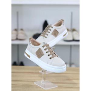 바이로쏘 세이브존06 소가죽 레이스업 캐주얼 3.5cm 스니커즈 (BY)24S11532BE2