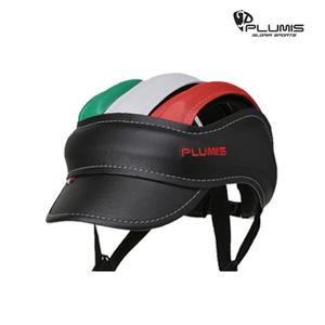하이만 플루미스 헤드기어 이탈리아 가죽 자전거 모자