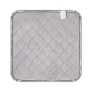 눕자 카본 탄소 전기방석 1인용 극세사그레이 45X45