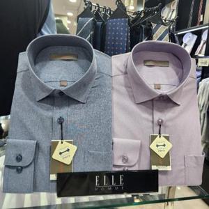 엘르옴므 sh06 엘르옴므 남성셔츠 카치온스판솔리드 E244R1344 E244R1344