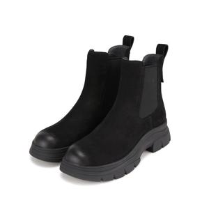 [바바라(슈즈)]캐주얼한 첼시 앵클 부츠BBH865-BK