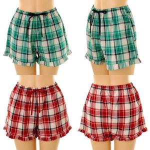 비너스 DP01 부드러운면/체크트렁크반바지(여) P1820W