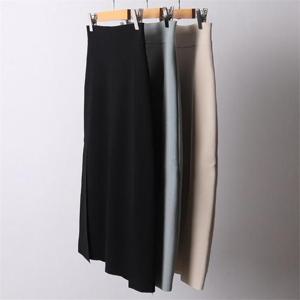 빅사이즈사랑해요 I671L302 스판옆트임H롱스커트 KD