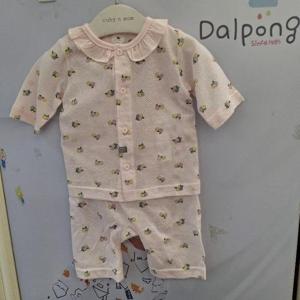 달퐁 큐비앤맘 HC18 25sp핑크에밀리플라워매쉬7부내의 1033222250150