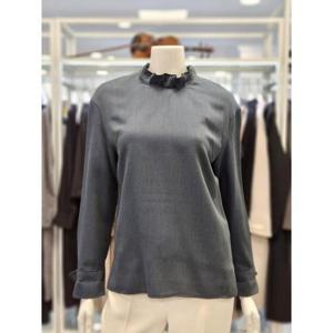 에스쏠레지아 여성 넥 프릴 탑 SOLBWBL090