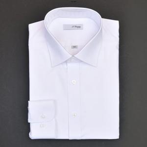 듀퐁셔츠 SE5SM21LS305SWH 컴포터블 라인 로고없는 화이트 스트레치 슬림 핏 셔츠