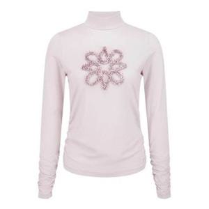 [세인트 앤드류스] 여성 프릴 별 심볼 셔링 긴팔 티셔츠(821E1TI001)