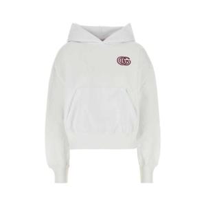 구찌 엠브로이디드 코튼 저지 후드 티셔츠 787274XJG46 9692