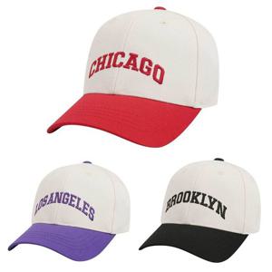 [NBA키즈] BKN팀 아치형 배색 하드 볼캡K251AP030P-J