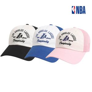 NBA 남녀공용 LAL 챔피언십 트러커 메쉬 소프트볼캡 N255AP273P