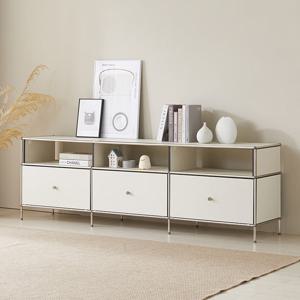 블리스데코 루핀2 2000 2단 통선반 거실장 SWF157_C (착불)