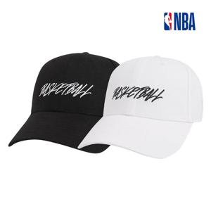 NBA 남녀공용 핸드 드로잉 자수 하드볼캡 모자 N255AP476P