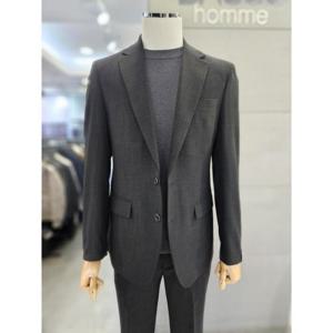 바쏘옴므 세이브존03 바쏘옴므 25 차콜그레이 4WAY 스트레치 스판 캐주얼 셋업 수트 WSAGZ1JK66ACHA