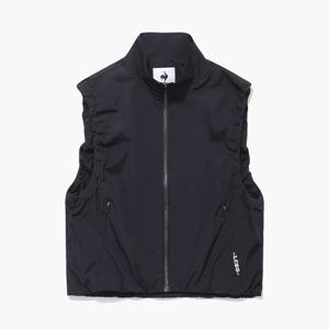 [르꼬끄골프] 여성 셔링 포인트 우븐 풀집업 베스트 (GQ122LWV12)