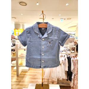 [타티네쇼콜라]BO샤이데님셔츠 봄 여름 셔츠 (2025년 SS신상) TTOMYS014B