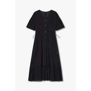 [보브] 숏 슬리브 브이넥 셔츠 원피스 7155237201