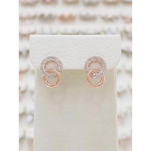 볼라레 세이브존01 데이지 체인 큐빅 볼드 귀걸이 spe1298