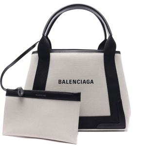 [발렌시아가] 23FW 여성 네이비 카바스 스몰 토트백 (339933 2HH3N 9260 23F)