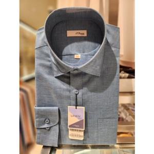 듀퐁셔츠 일반핏 SE5SM11LS165SBU 린넨믹스 그린블루 신상품 선물용